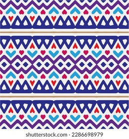 Vector arcoiris ~ fondo sin soldadura. Diseño tribal para moda, alfombra, fondo, batik, papel pintado, ropa, envoltura, falda.