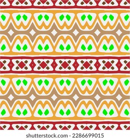 Vector arcoiris ~ fondo sin soldadura. Diseño tribal para moda, alfombra, fondo, batik, papel pintado, ropa, envoltura, falda.