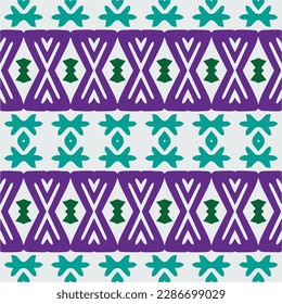 Regenbogen-Kat-Vektorgrafik ~ nahtloser Hintergrund.Tribal-Design für Mode, Teppich, Hintergrund, Batik, Tapete, Kleidung, Umhüllung, Rock.