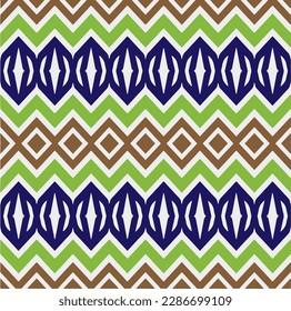Vector arcoiris ~ fondo sin soldadura. Diseño tribal para moda, alfombra, fondo, batik, papel pintado, ropa, envoltura, falda.