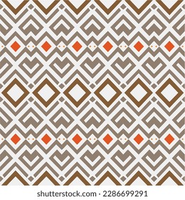 Rainbow ikat vector ~ seamless background.Tribal design for fashion,carpet, background, batik, wallpaper, clothing, wrapping, skirt.