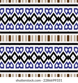 Rainbow ikat vector ~ seamless background.Tribal design for fashion,carpet, background, batik, wallpaper, clothing, wrapping, skirt.