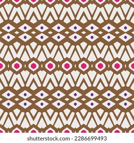 Rainbow ikat vector ~ seamless background.Tribal design for fashion,carpet, background, batik, wallpaper, clothing, wrapping, skirt.