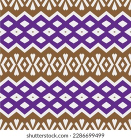 Rainbow ikat vector ~ seamless background.Tribal design for fashion,carpet, background, batik, wallpaper, clothing, wrapping, skirt.