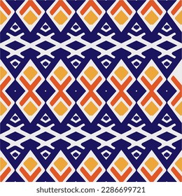 Vector arcoiris ~ fondo sin soldadura. Diseño tribal para moda, alfombra, fondo, batik, papel pintado, ropa, envoltura, falda.