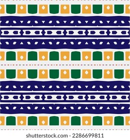 Vector arcoiris ~ fondo sin soldadura. Diseño tribal para moda, alfombra, fondo, batik, papel pintado, ropa, envoltura, falda.