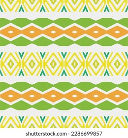 Rainbow ikat vector ~ seamless background.Tribal design for fashion,carpet, background, batik, wallpaper, clothing, wrapping, skirt.