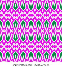 Rainbow ikat vector ~ seamless background.Tribal design for fashion,carpet, background, batik, wallpaper, clothing, wrapping, skirt.