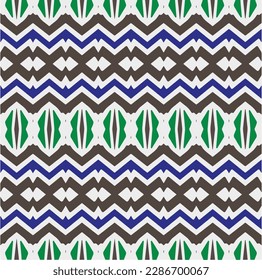 Vector arcoiris ~ fondo sin soldadura. Diseño tribal para moda, alfombra, fondo, batik, papel pintado, ropa, envoltura, falda.