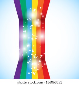 Rainbow illustration with space for your business message