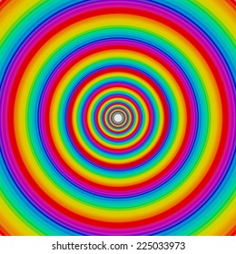 Rainbow illustration, vector