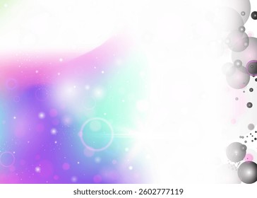 Rainbow Invitation. Pink Magic Background. Girl Gradient. Fairytale Magical Mesh. Purple Colorful Pattern. Blue Girlish Hologram. Fairy Texture. Party Rainbow Invitation.