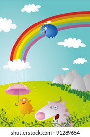 Rainbow Landscape