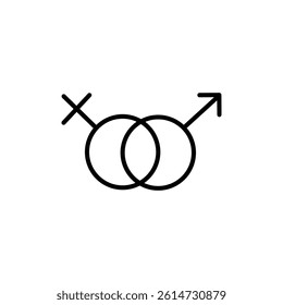 Rainbow LGBT flag icon black and white vector sign