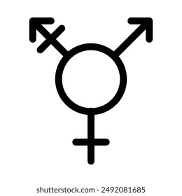 Icono de bandera LGBT arco iris marca de logotipo lineal en blanco y negro
