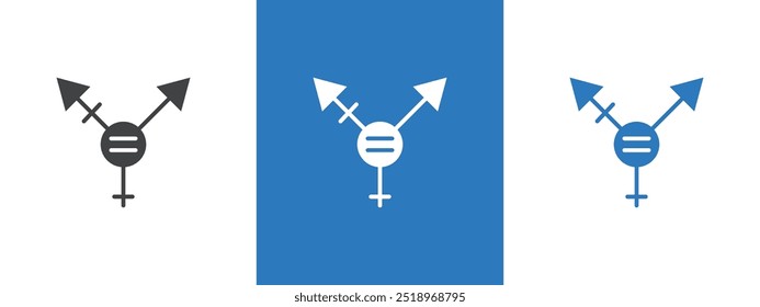 Ilustração da linha fina do ícone da bandeira LGBT do arco-íris