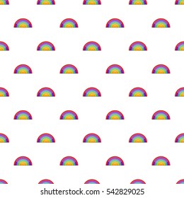 Rainbow LGBT pattern. Cartoon illustration of rainbow LGBT vector pattern for web
