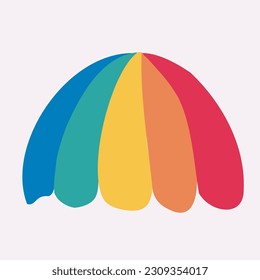 Bandera del orgullo LGBTQ. Ilustración vectorial del desfile del Orgullo Gay. comunidad LGBT