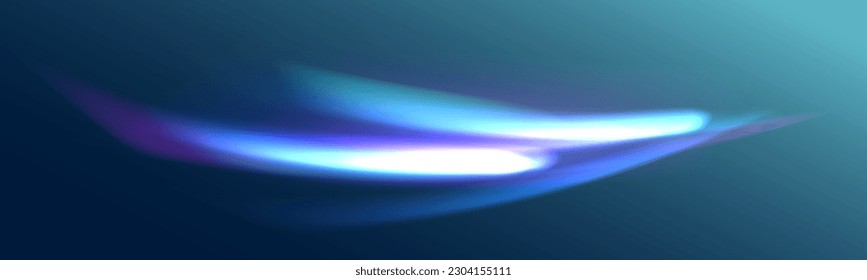 Luz arcoiris, fantasía Efecto Transparente de Rayo Claro. Ilustración vectorial del fondo abstracto de la luz iridiscente borrosa.	