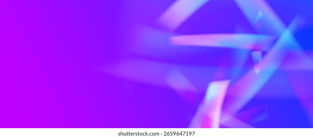 Prisma de fuga de luz de arco iris. Fondo de prisma iridiscente.  Amanece A Través De Una Lente De Vidrio Con Rayas De Bokeh Y Llamarada De Holograma. Efecto de fuga de luz de cristal.