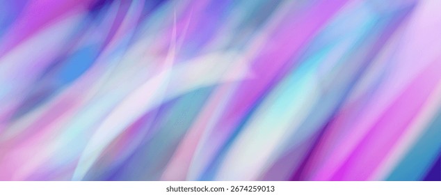 Prisma de fuga de luz de arco iris. Fondo de prisma iridiscente.  Aurora De Gradiente Con Textura Suave, Rayos De Luz Solar Y Refracción De Vidrio. Efecto de fuga de luz de cristal.