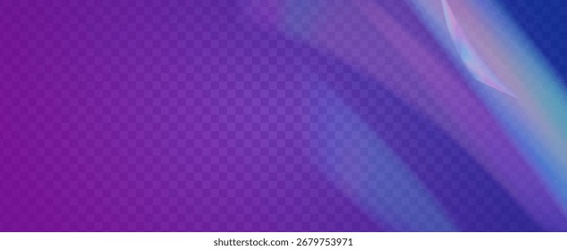 Rainbow Light Leak Prism. Iridescent Prism Background.  Gradient Aurora With A Soft Texture, Rays Of Sunlight, And Glass Refraction. Crystal  Light Leak Effect.
