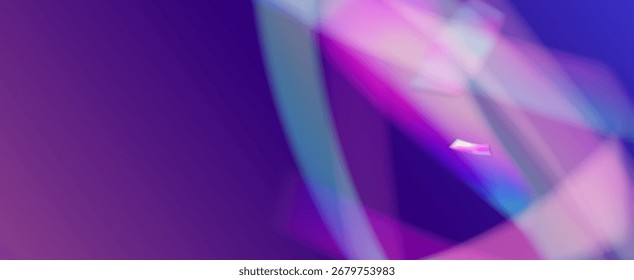 Prisma de fuga de luz de arco iris. Fondo de prisma iridiscente.  Aurora De Gradiente Con Textura Suave, Rayos De Luz Solar Y Refracción De Vidrio. Efecto de fuga de luz de cristal.