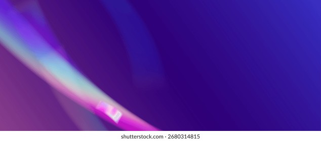 Prisma de fuga de luz de arco iris. Fondo de prisma iridiscente.  Brilla A Través De Un Filtrar De Rayas De Neón Y Brillo En Los Colores Aurora. Efecto de fuga de luz de cristal.