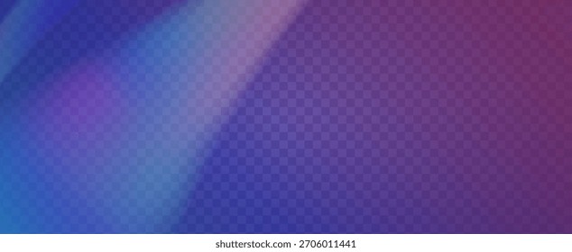 Prisma de fuga de luz de arco iris. Fondo de prisma iridiscente.  Rayo De Brillo Y Gradiente De Diamante Con Superposición De Resplandor En Película Transparente. Efecto de fuga de luz de cristal.