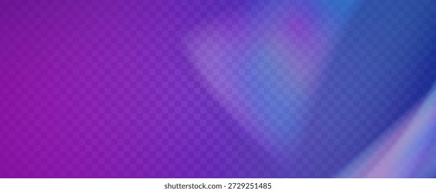 Arco-íris Light Leak Prism. Prism Iridescente.  A Lente Se Estende Em Uma Cobertura Holográfica Com Brilho Abstrato E Luz Solar. Efeito de vazamento de luz de cristal.
