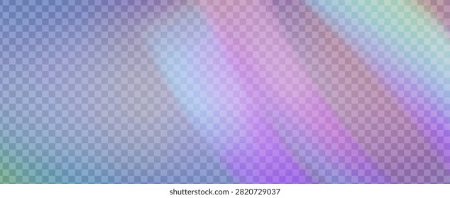 Rainbow Light Leak Prism. Iridescent Prism Background.  Spectrum Shine And Camera Beam With A Color Burst And Gem-like Sparkle. Crystal  Light Leak Effect.