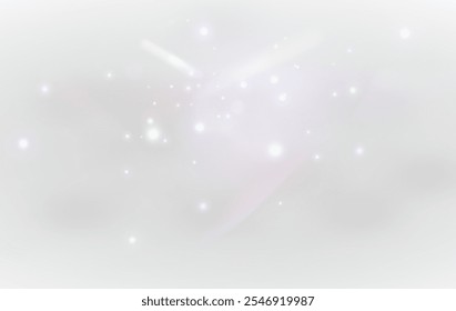 Luz del arco iris y polvo blanco. El cristal brilla con un efecto arco iris. Fondo con efecto de luz bokeh png. Hermosas Navidades de fondo de polvo brillante.