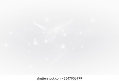 Luz del arco iris y polvo blanco. El cristal brilla con un efecto arco iris. Fondo con efecto de luz bokeh png. Hermosas Navidades de fondo de polvo brillante.