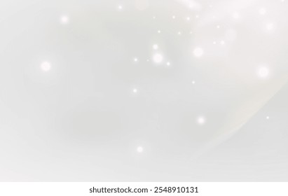 Rainbow light and white dust. The crystal shimmers with a rainbow effect. Background with bokeh light effect png. Gorgeous Christmas glowing dust background.