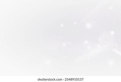 Rainbow light and white dust. The crystal shimmers with a rainbow effect. Background with bokeh light effect png. Gorgeous Christmas glowing dust background.