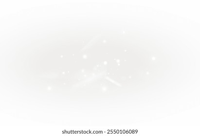 Luz del arco iris y polvo blanco. El cristal brilla con un efecto arco iris. Fondo con efecto de luz bokeh png. Hermosas Navidades de fondo de polvo brillante.