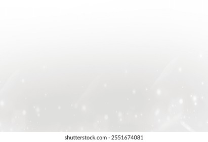 Rainbow light and white dust. The crystal shimmers with a rainbow effect. Background with bokeh light effect png. Gorgeous Christmas glowing dust background.