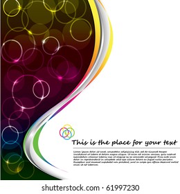 Rainbow lights with circles