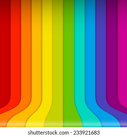 Rainbow lines. Abstract background. Vector illustration