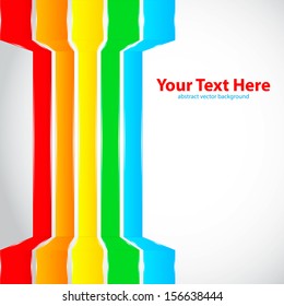 Rainbow lines background for business presentations