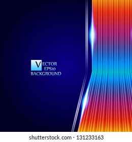 Rainbow Lines Background. Vector illustration for your business presentations.