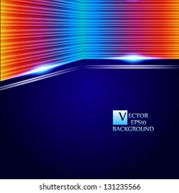 Rainbow Lines Background. Vector illustration for your business presentations.