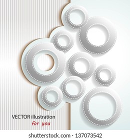 Rainbow Lines Background. Vector illustration for your business presentations.EPS10.