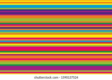 Rainbow lines in beautiful style on colorful background. Trendy wallpaper. Bright backdrop. Artistic design. Wallpaper pattern.