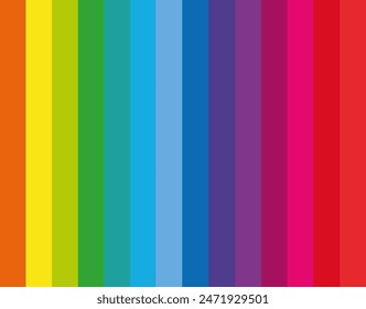 Líneas de arco iris. Espectro de color de fondo borroso. Fondo colorido. Vector