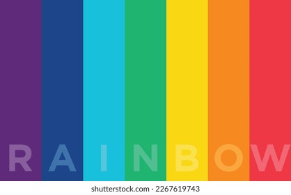 Rainbow lines colorful background. color code.