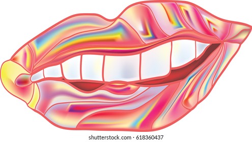 rainbow lips