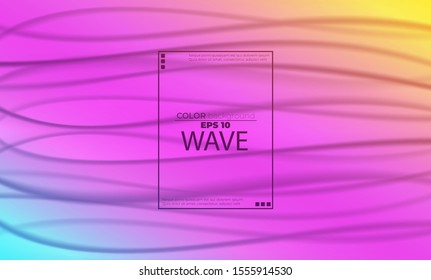 rainbow liquid background abstract with soft waves fluid. cool gradient shapes, Applicable for gift card,  Poster on wall poster template,  landing page, ui, ux ,coverbook,  baner, social media posted