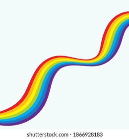 Rainbow Liquid  Background Template Vector Design 