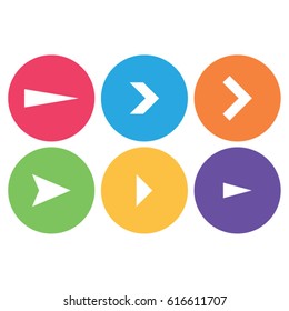 rainbow little arrows set